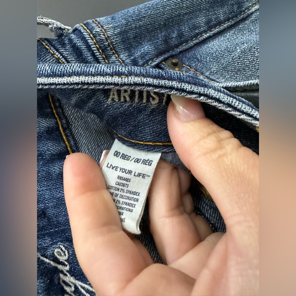 Vintage Y2K American eagle artist jeans-00 - Picture 4 of 5